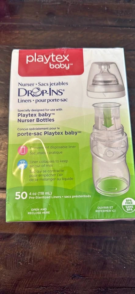 Playtex Baby Drop-Ins Nurser Liners, 50 Count