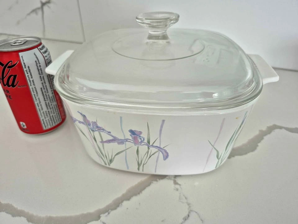 Vintage Corning Ware - Iris pattern