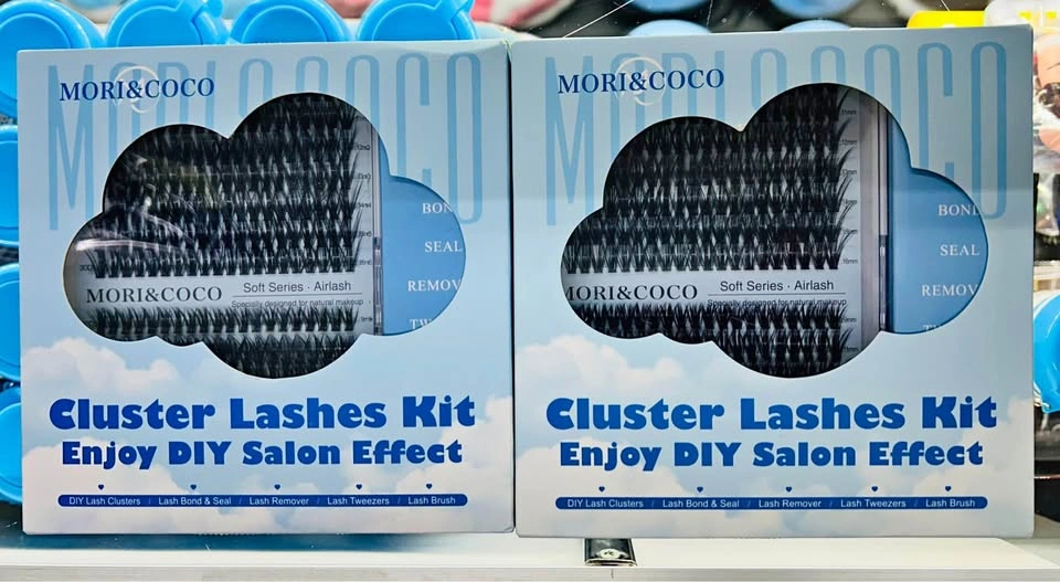 2 DIY MORI&COCO Cluster Lash Kits with Tools