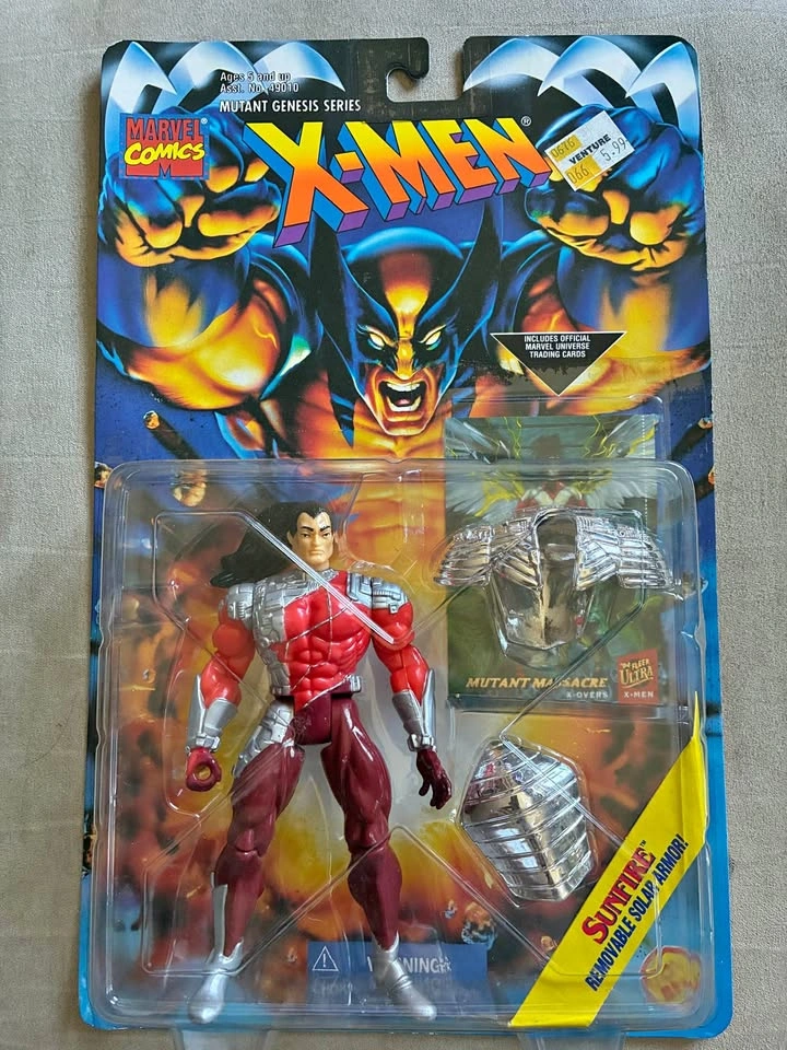 1995 Toy Biz Marvel Comics X-Men Mutant Genesis Sunfire