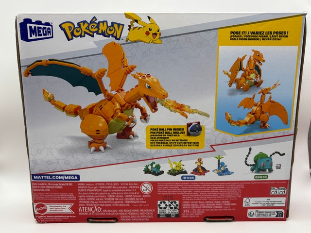 SEALED/ NEW Mega Pokémon Charizard Building Set - photo 2