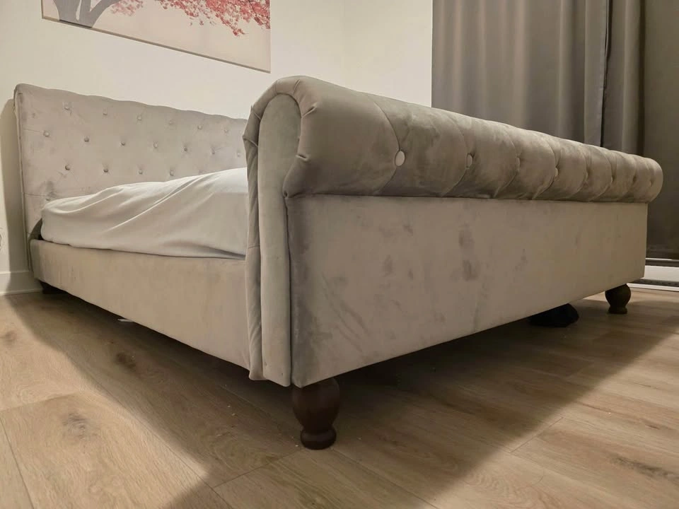 Structure bedframe in gray - photo 3