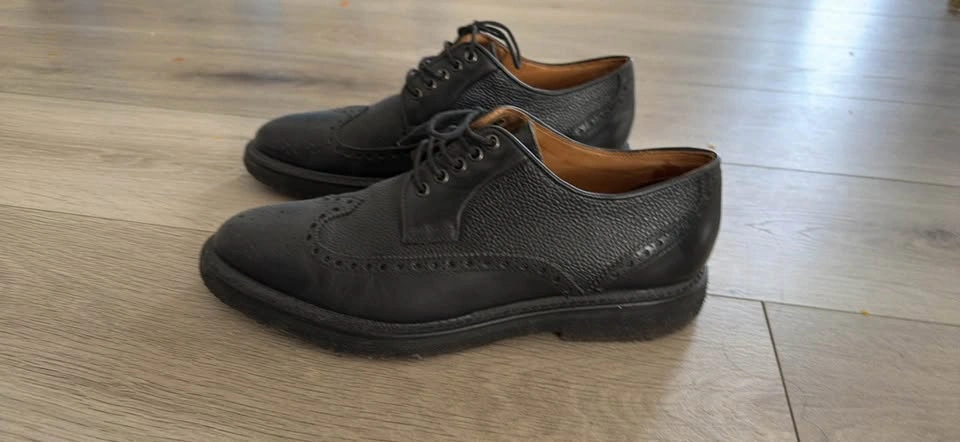 Oxford shoes leather made in italy - photo 2