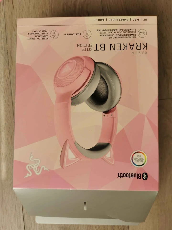 Razer Kraken Kitty V2 BT wireless headset (RGB, pink) - photo 5