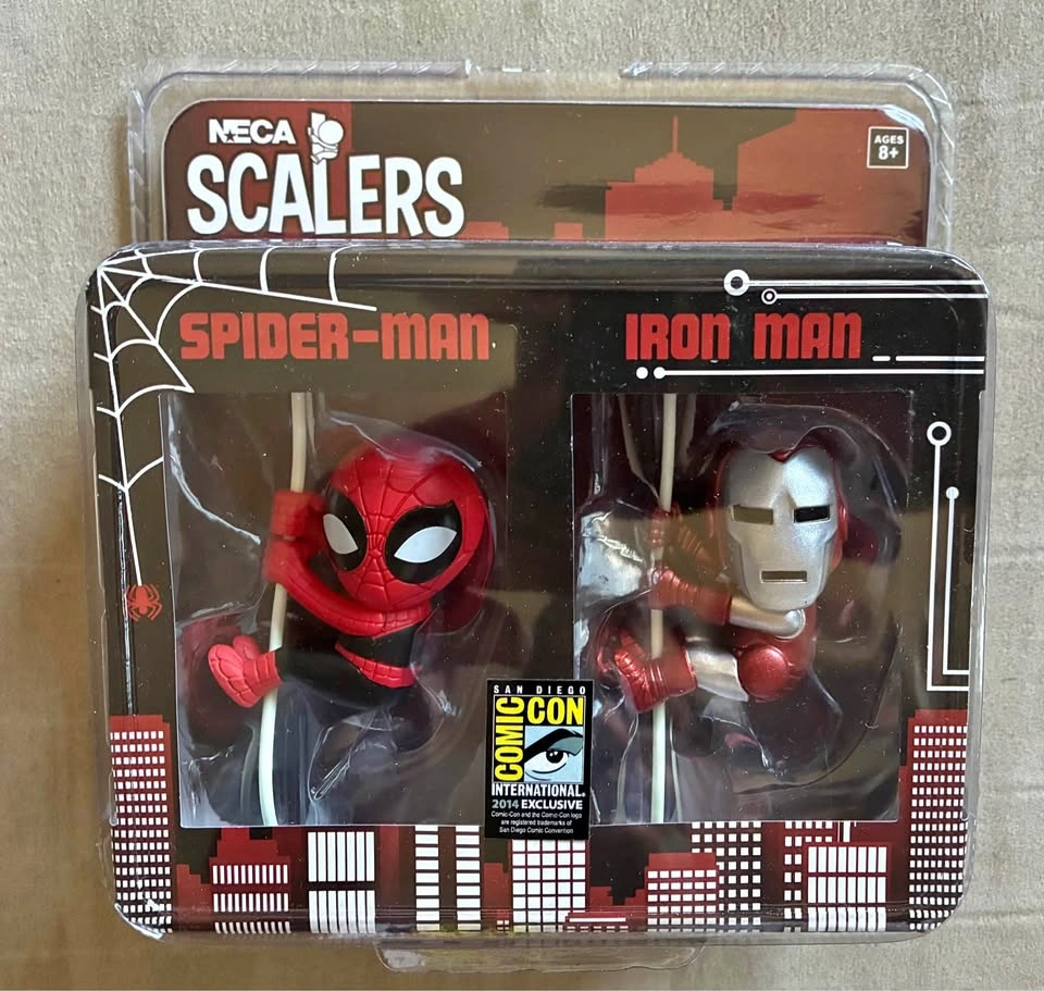 NECA Scalers 2-Pack featuring Spider-Man and Iron Man