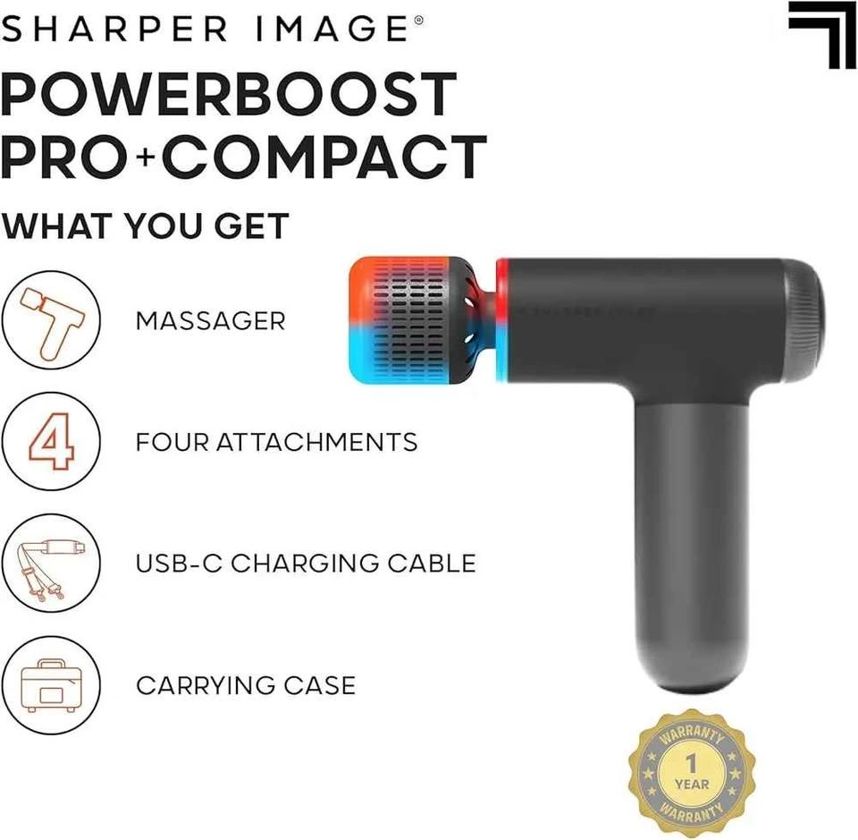 Sharper Image Powerboost Pro+ Hot & Cold Massager - photo 4