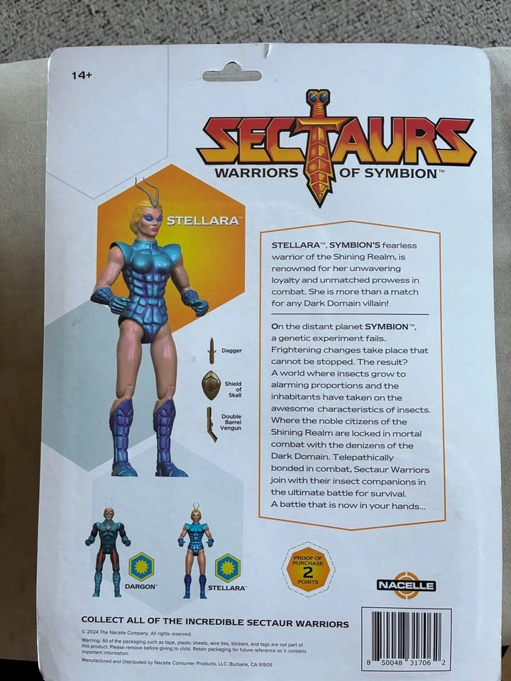 Stellara action figure from the Sectaurs: Warriors of Symbion - photo 2