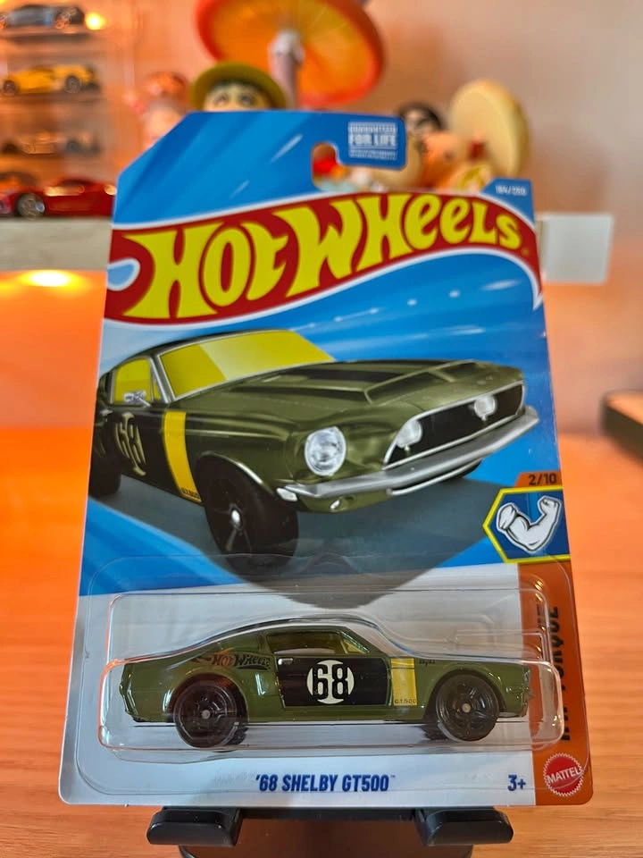 Hot Wheels '68 Shelby GT500 - Olive Green (Brand New / Mint)