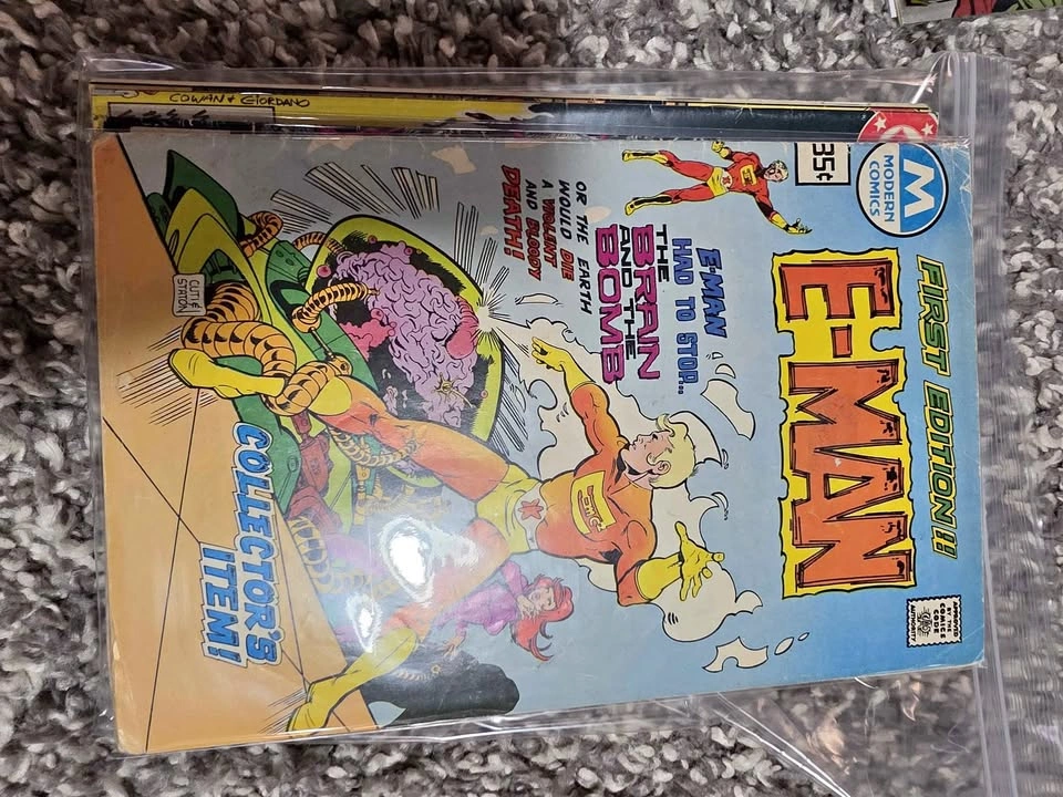 E man comic