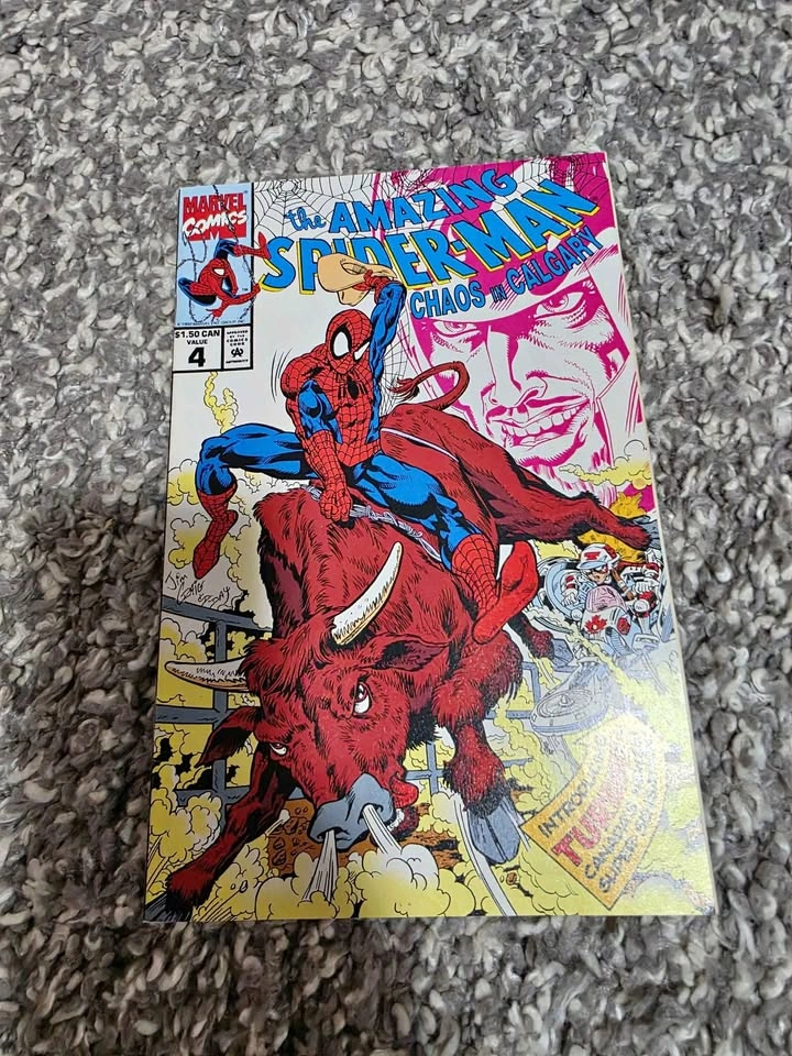 Amazing Spiderman chaos in Calgary
