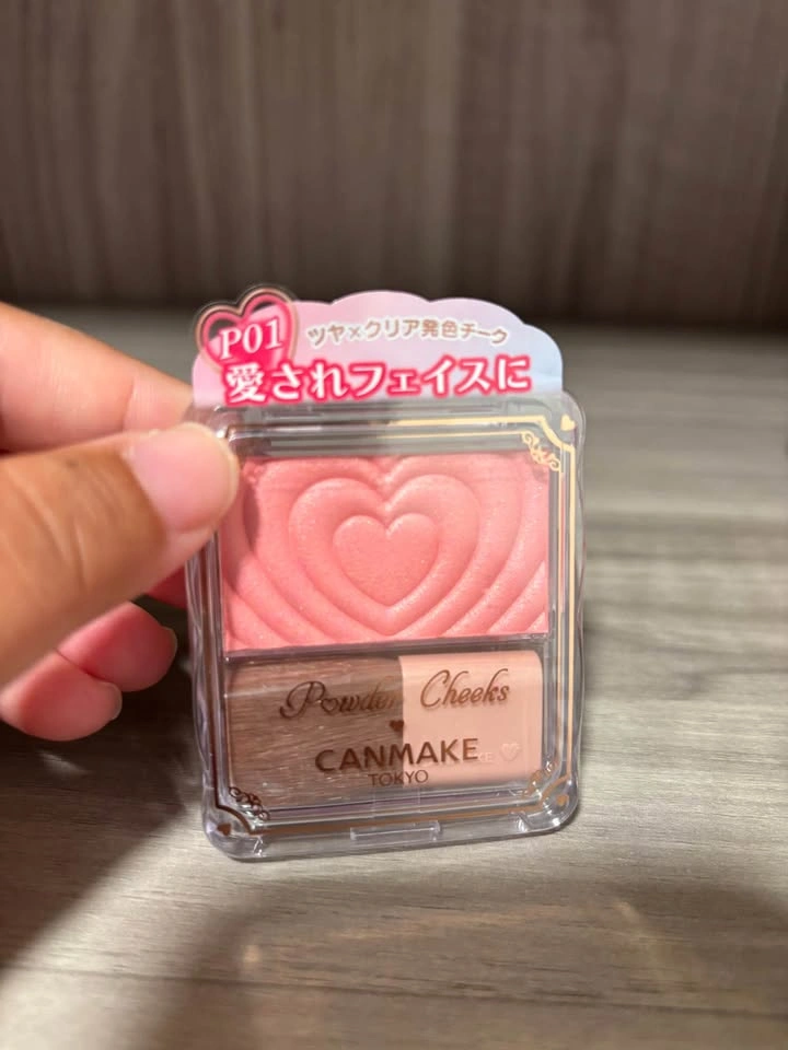 Two Canmake Powder Cheeks P01 and P03 - photo 3