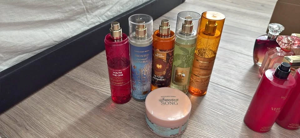 Bath & Body Works Fragrance Bundle (5 Mists + 1 Body Cream)