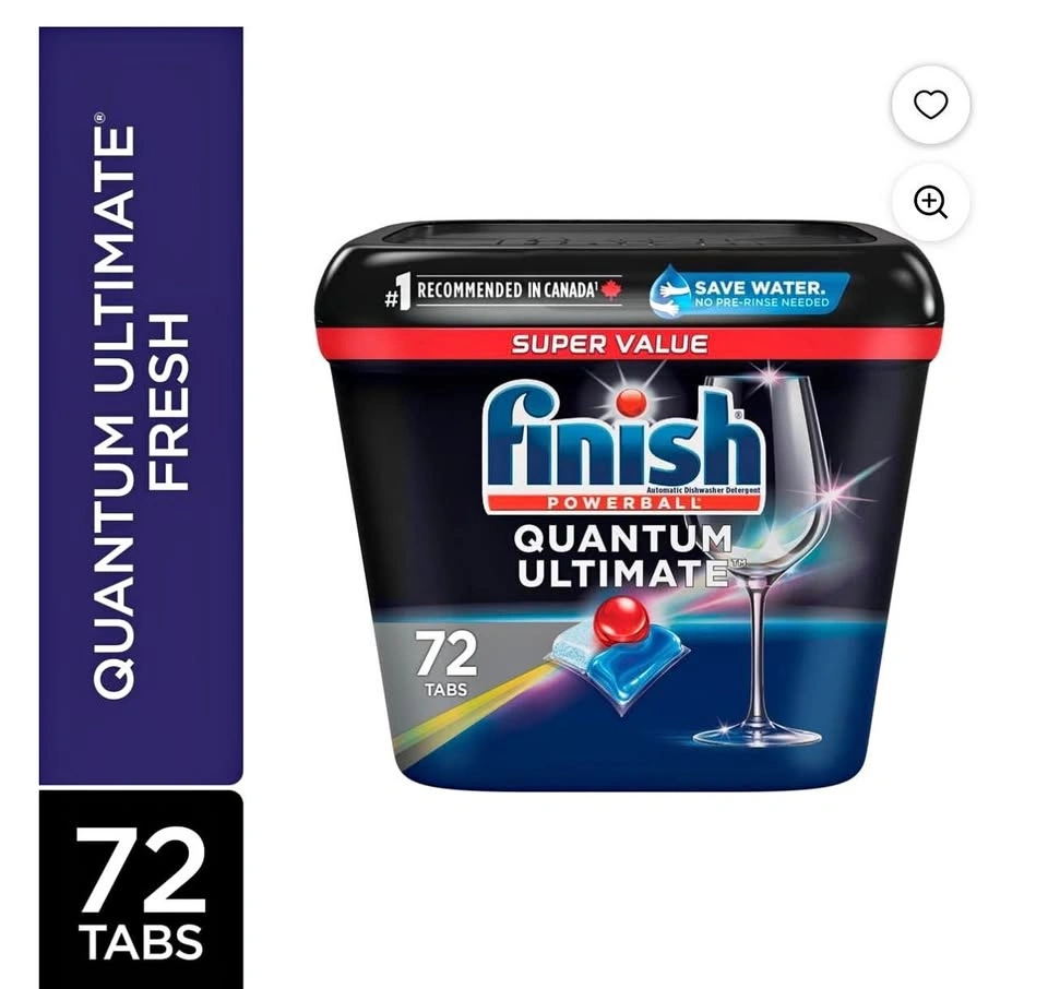 Finish Quantum Ultimate Dishwasher Tabs 72 Tabs