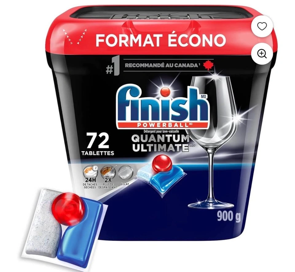 Finish Quantum Ultimate Dishwasher Tabs 72 Tabs - photo 2