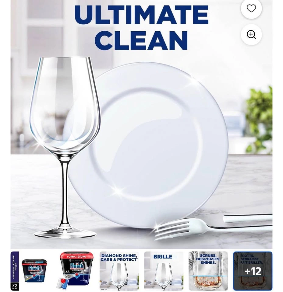 Finish Quantum Ultimate Dishwasher Tabs 72 Tabs - photo 5