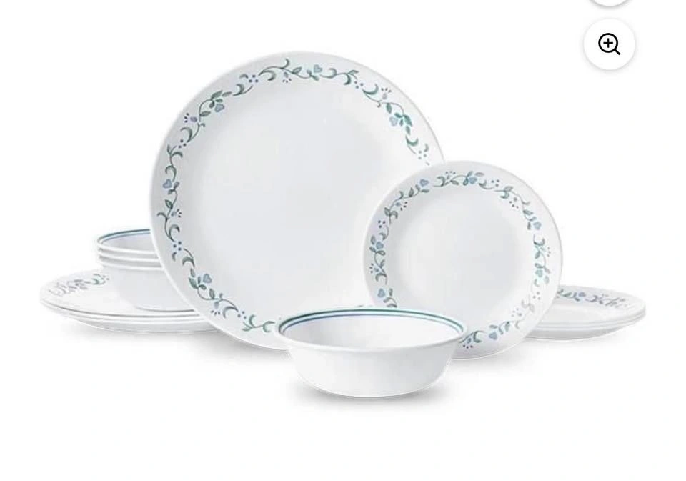 Corelle Country Cottage 4 Person Dinnerware Set