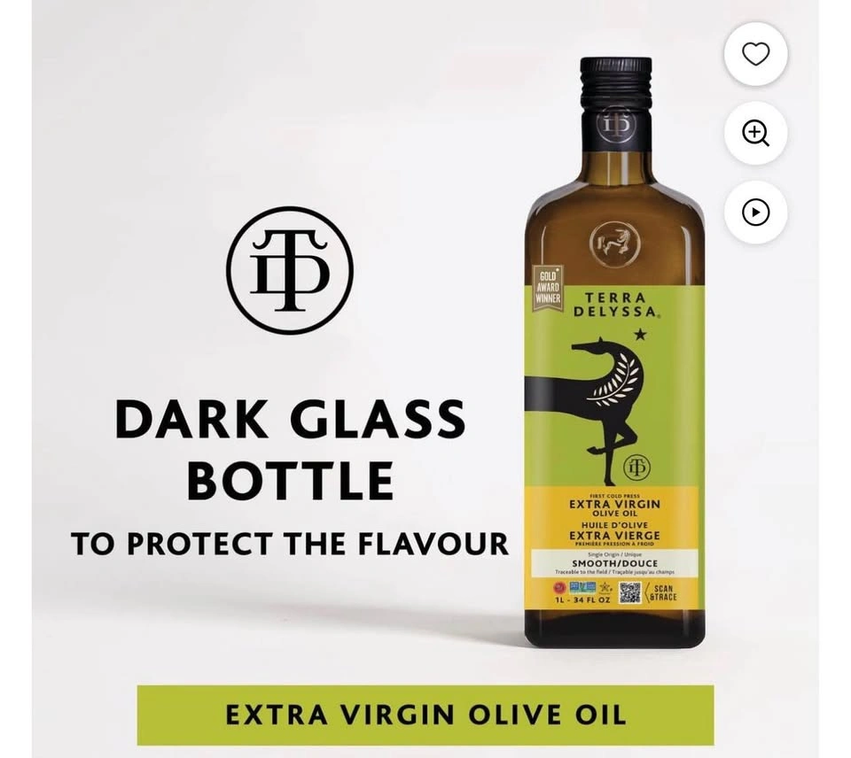 Terra Delyssa Extra Virgin Olive Oil 1L Gold Award Winner - photo 3