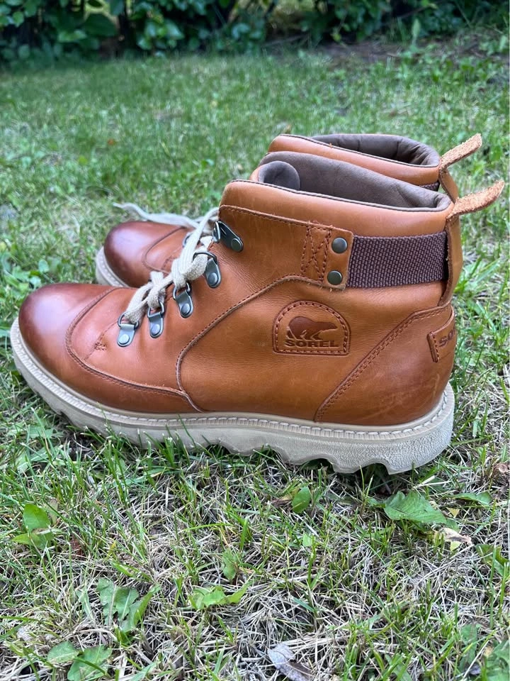 Sorel Men’s Waterproof Leather Hiking Boots Size 10 Brown - photo 2