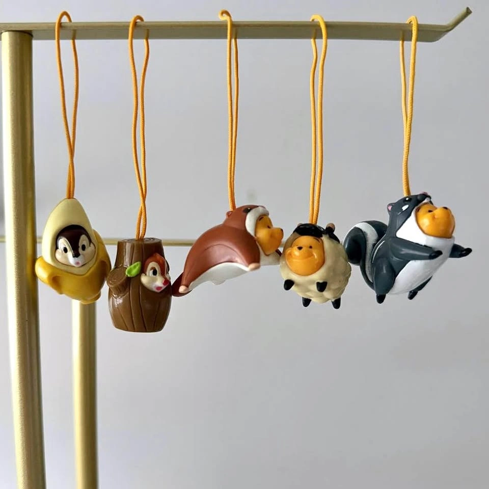 Rare Vintage Peek A Pooh Disney Charms Chip and Dale