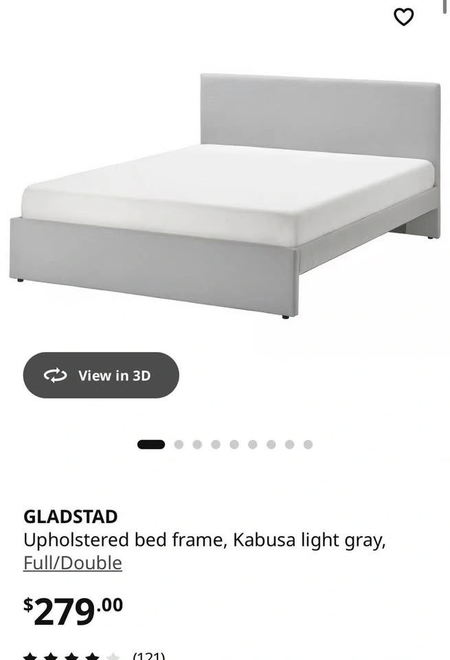 Ikea bed frame GLADSTAD - photo 2