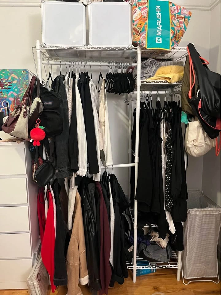 Heavy Duty Clothes Rack 4 Tiers Wire Shelving Garment Racks - photo 4