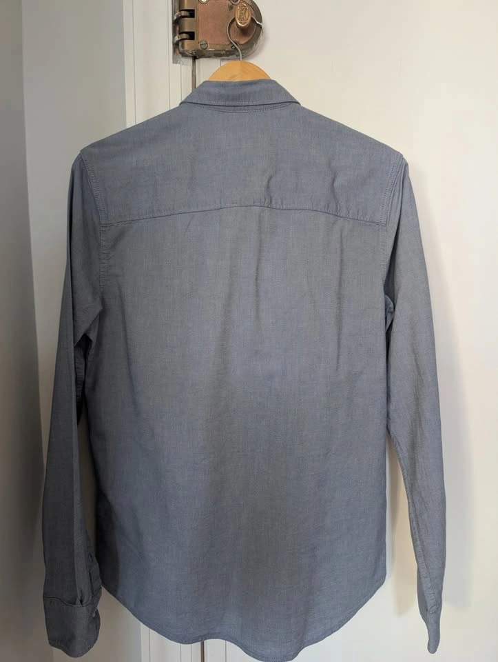Cropp Men's Casual Button-down shirt (Gray) (Medium) - photo 3