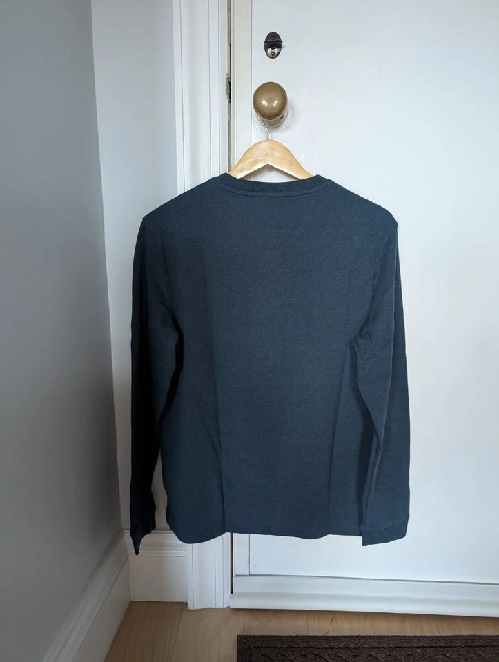 Van Heusen Men's Long Sleeve Crew Neck Sweater (Blue) (Small) - photo 2