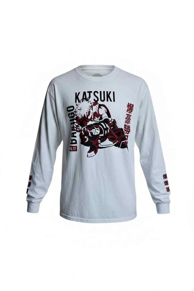 My Hero Academia Katsuki Bakugo Long Sleeve Shirt No.17