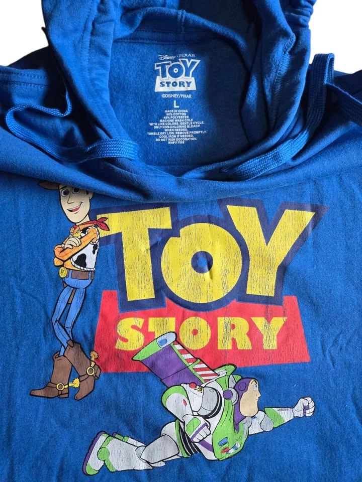 Disney Toy Story Hoodie Blue Woody Buzz Lightyear Graphic - photo 4