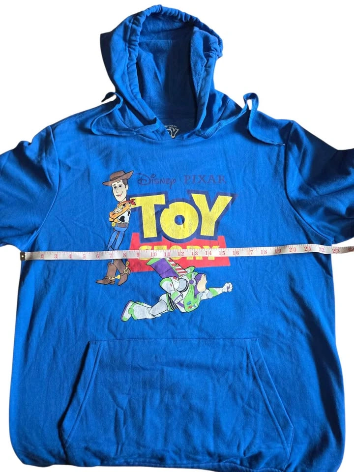 Disney Toy Story Hoodie Blue Woody Buzz Lightyear Graphic - photo 5