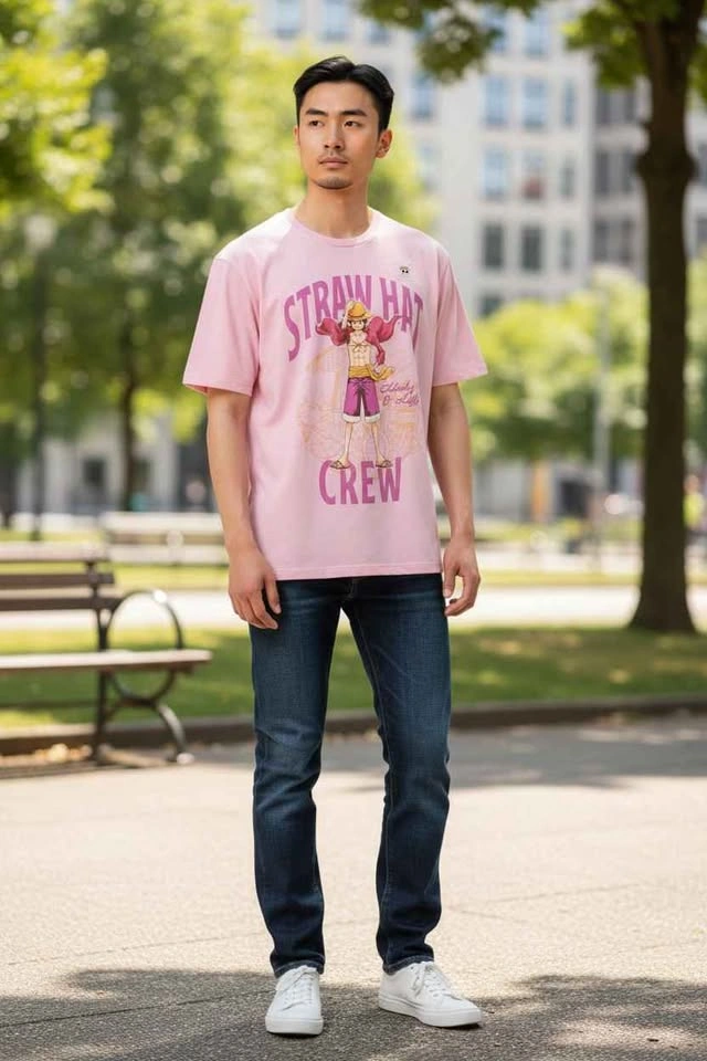 One Piece Monkey D. Luffy Straw Hat Crew Graphic Tee - photo 3