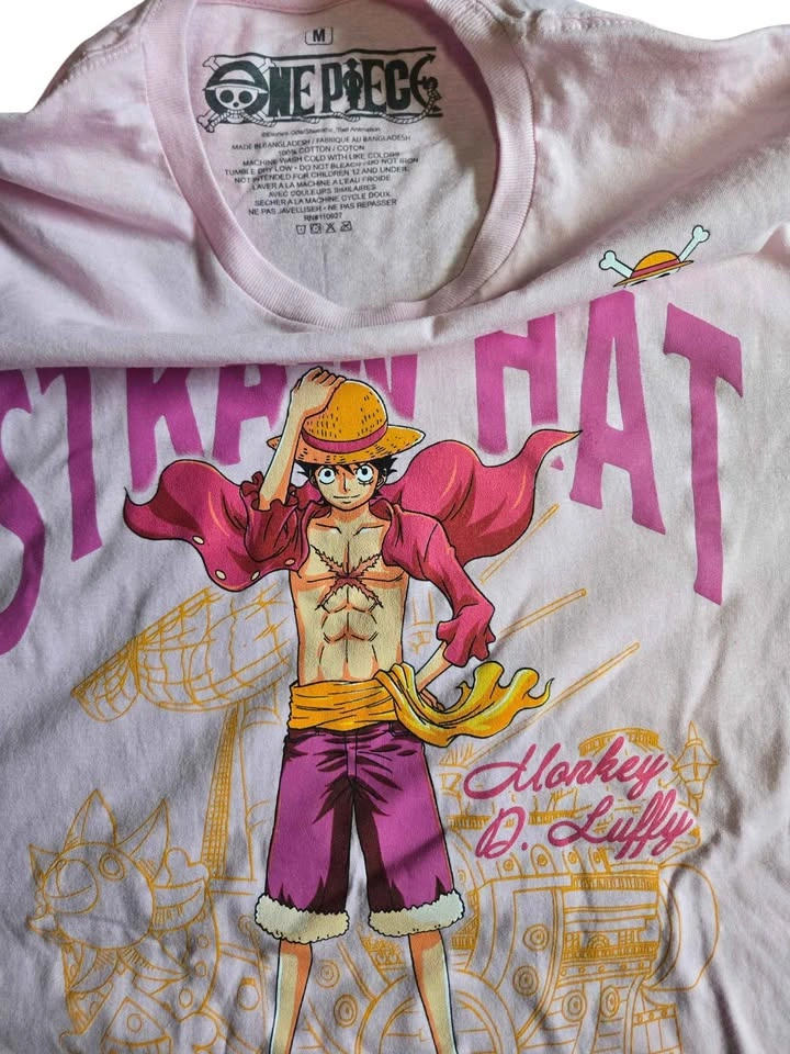 One Piece Monkey D. Luffy Straw Hat Crew Graphic Tee - photo 5