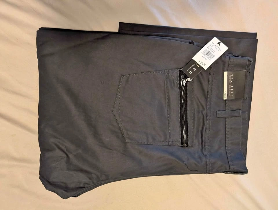 Unlisted by Kenneth Cole Charcoal Pants 44W x 36L