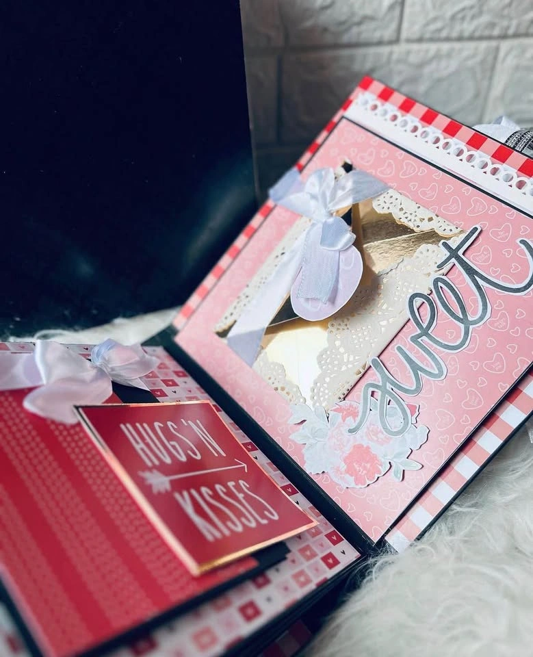 Custom Love Story Mini Album | Wooden Keepsake Box Included - photo 4