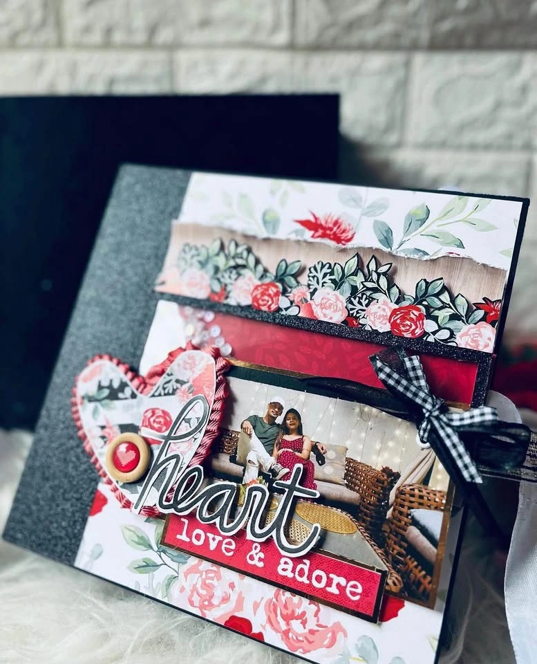 Custom Love Story Mini Album | Wooden Keepsake Box Included - photo 5