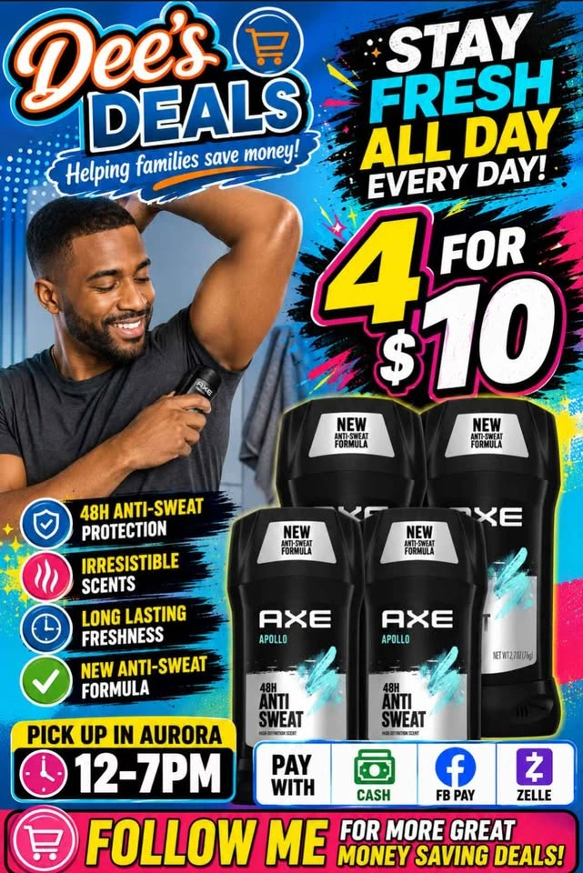 Axe Deodorant 4 for $10 - photo 2