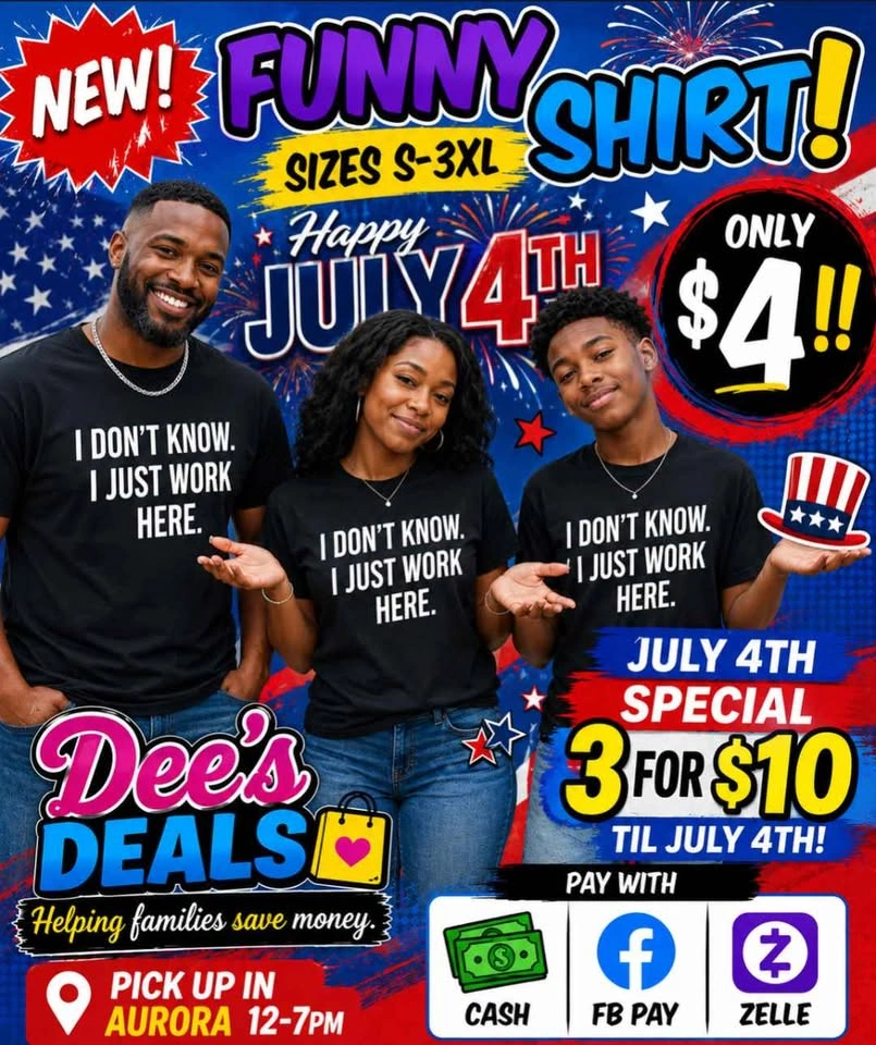I just work here funny Shirt New - photo 2