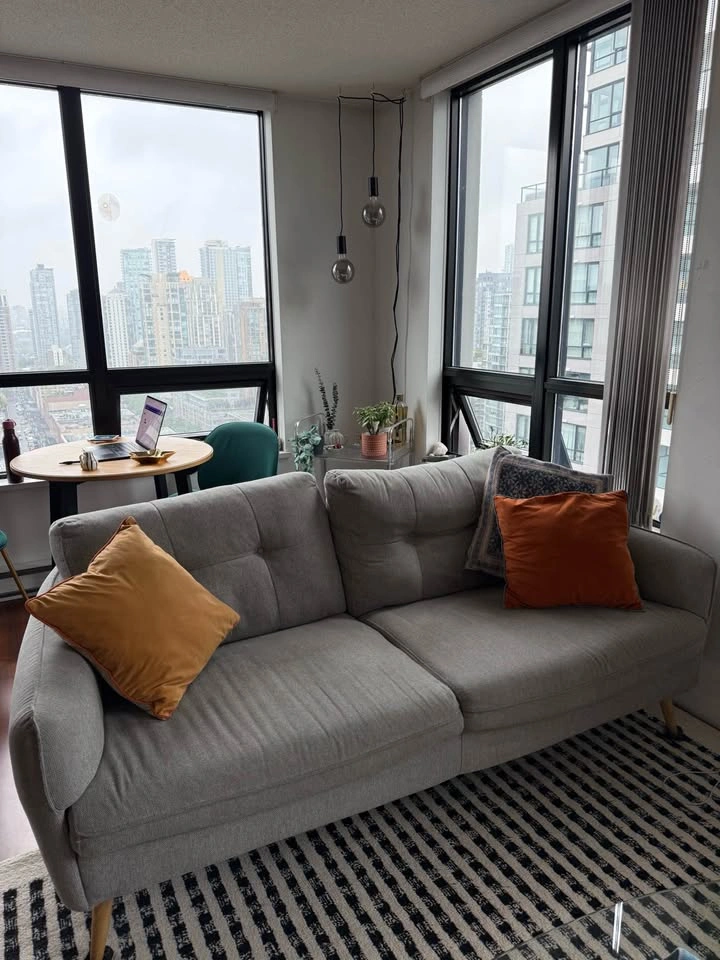 Modern Grey Sofa / Couch – 75” - photo 2