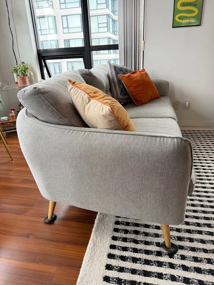 Modern Grey Sofa / Couch – 75” - photo 4