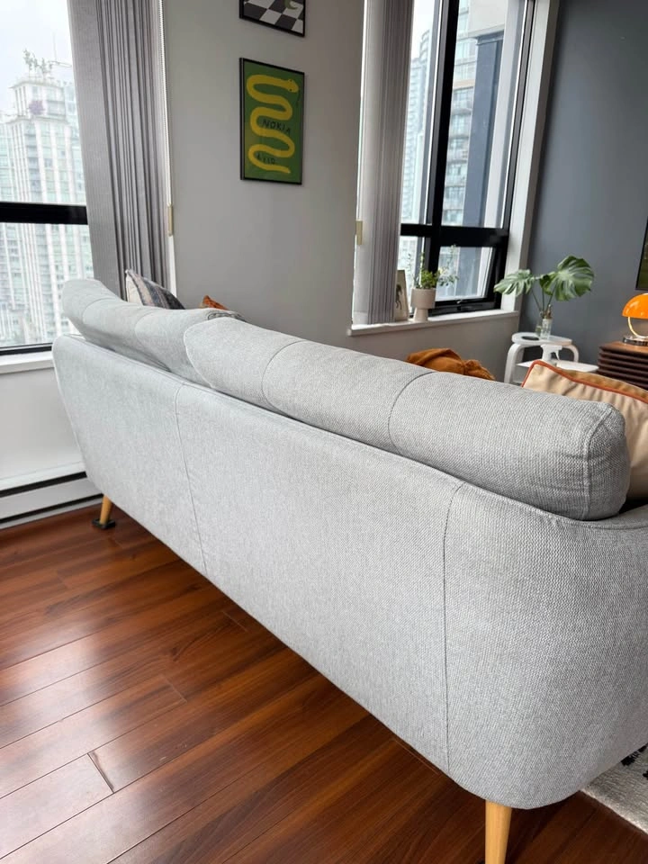 Modern Grey Sofa / Couch – 75” - photo 5