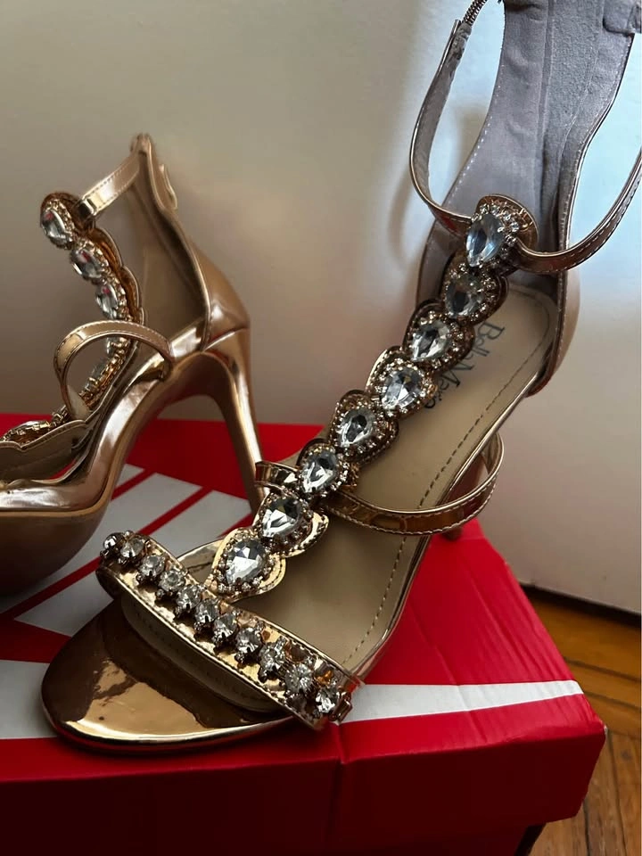 Gold Stiletto Heels - photo 4