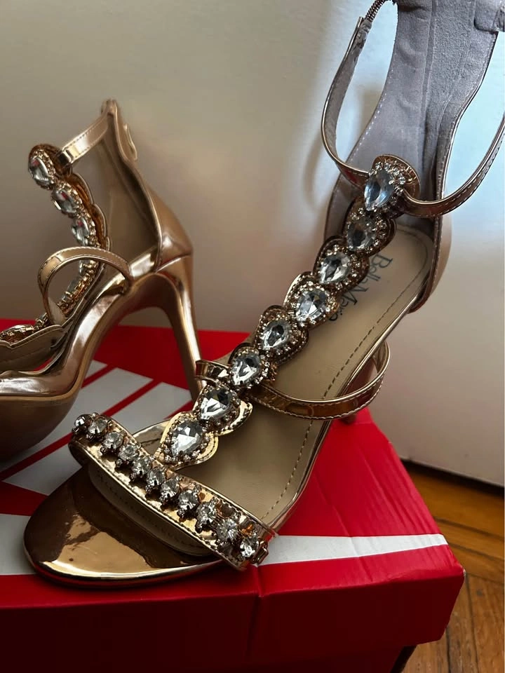 Gold Stiletto Heels - photo 5
