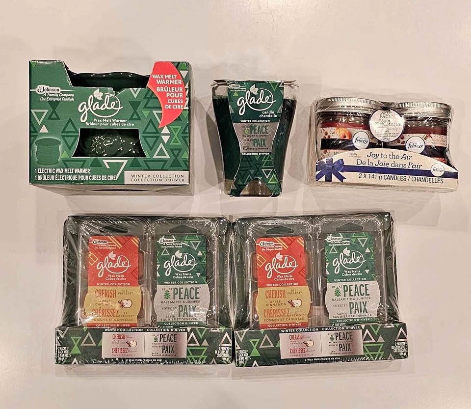 Glade Wax Warmer & Candle Christmas Collection