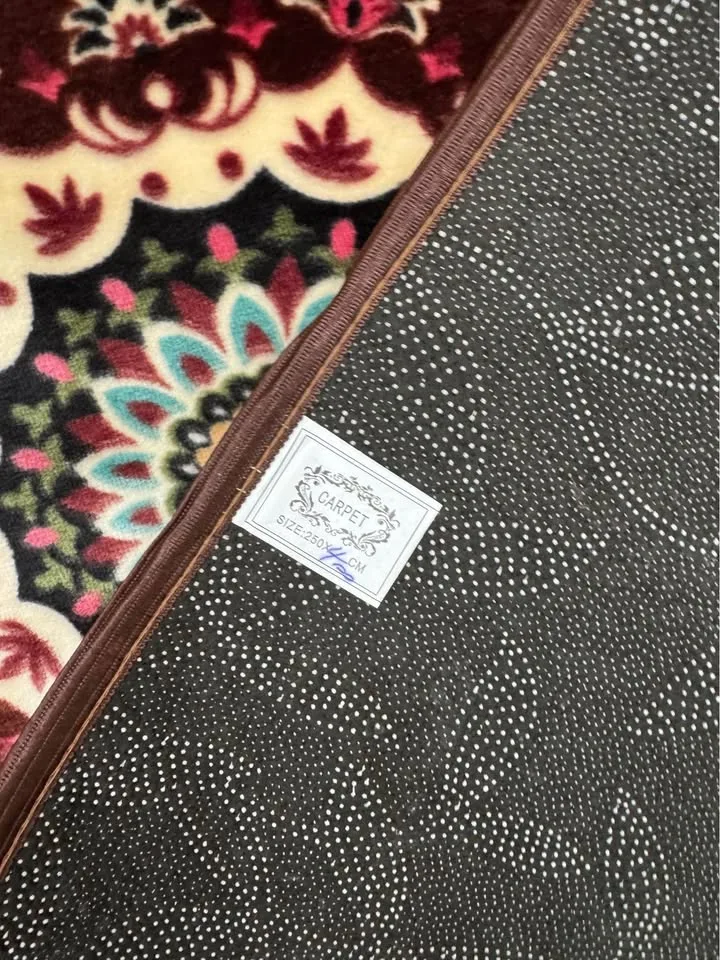 New brown soft silky touch carpet Pet friendly kids friendly image indicator(4)