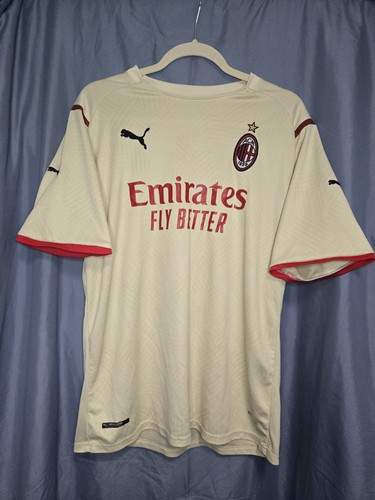 PUMA AC Milan White Soccer Jersey Emirates Fly Better #16 - photo 2