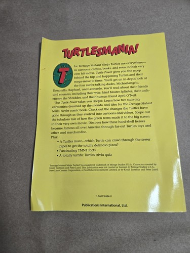 Teenage Mutant Ninja Turtles Turtle Power! Paperback Nonfiction - photo 2
