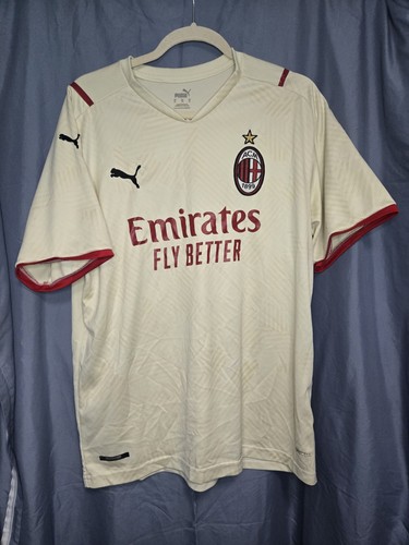 Puma AC Milan White 2018/19 Pre-Match Stadium Jersey Large - photo 2
