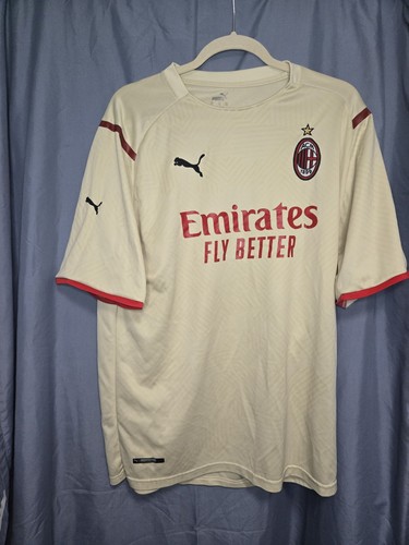 PUMA AC Milan White/Red Soccer Jersey Emirates Fly Better #59 - photo 2