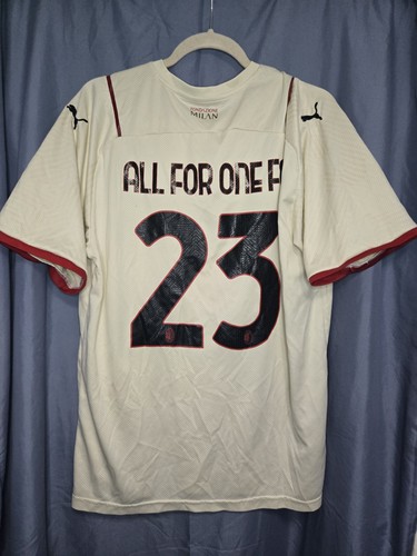 PUMA AC Milan White/Red/Black Soccer Jersey #23