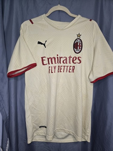 PUMA AC Milan White/Red Soccer Jersey Emirates Fly Better #5 - photo 2